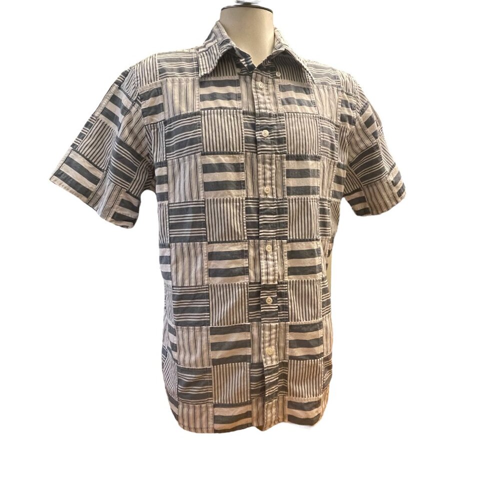 Brooks Brothers Mens Large Regent Button Down Shirt Patchwork Original Polo Top